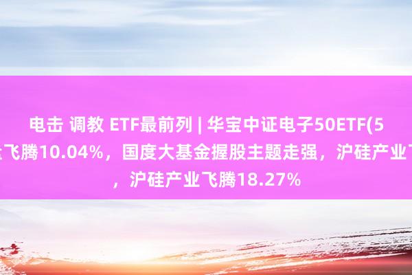 电击 调教 ETF最前列 | 华宝中证电子50ETF(515260)早盘飞腾10.04%，国度大基金握股主题走强，沪硅产业飞腾18.27%