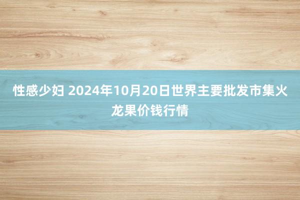 性感少妇 2024年10月20日世界主要批发市集火龙果价钱行情