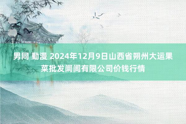 男同 動漫 2024年12月9日山西省朔州大运果菜批发阛阓有限公司价钱行情